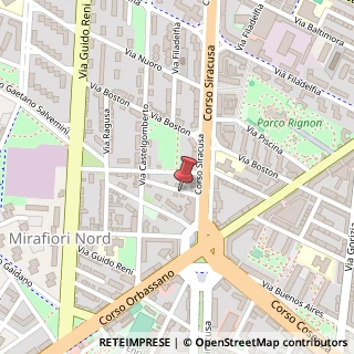 Mappa Via Castelgomberto, 125 INT 20, 10137 Torino, Torino (Piemonte)