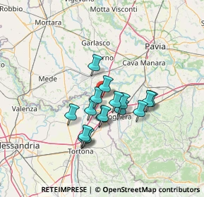 Mappa Via Circonvallazione, 27050 Silvano Pietra PV, Italia (10.245)