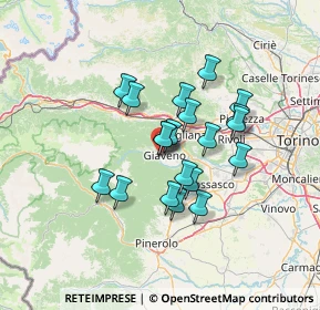 Mappa Via Vietta, 10094 Giaveno TO, Italia (10.509)