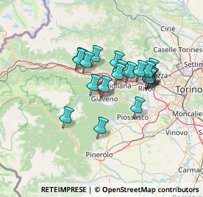 Mappa Via Vietta, 10094 Giaveno TO, Italia (10.6675)