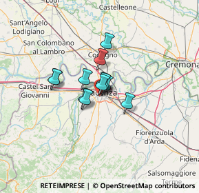 Mappa Viale Dante Alighieri, 29122 Piacenza PC, Italia (6.98833)