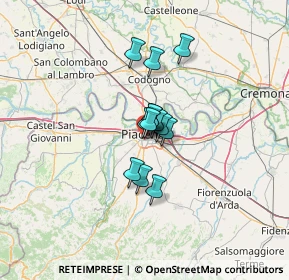 Mappa Viale Dante Alighieri, 29122 Piacenza PC, Italia (7.32538)