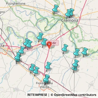 Mappa A21 Dir. Torino - Piacenza - Brescia, 29010 San Pietro in Cerro PC, Italia (10.1055)