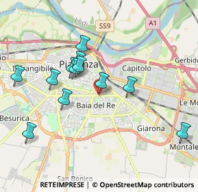 Mappa Via Don G.Dieci, 29122 Piacenza PC, Italia (1.8275)