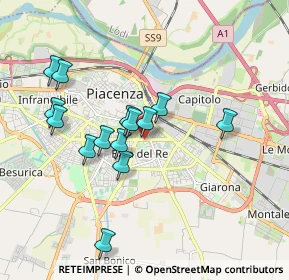 Mappa Via Don G.Dieci, 29122 Piacenza PC, Italia (1.66929)