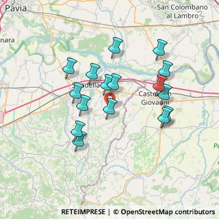 Mappa Via Sanizzola, 27040 San Damiano Al Colle PV, Italia (6.73125)