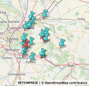 Mappa Via S. Giuseppe Cafasso, 14022 Castelnuovo Don Bosco AT, Italia (12.89278)