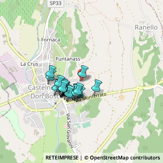 Mappa Via S. Giuseppe Cafasso, 14022 Castelnuovo Don Bosco AT, Italia (0.3)