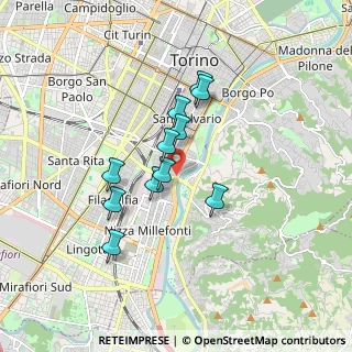 Mappa Sottopasso Michele Lanza, 10126 Torino TO, Italia (1.36818)