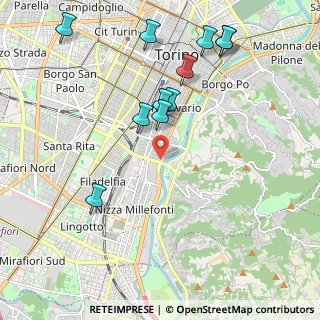 Mappa Sottopasso Michele Lanza, 10126 Torino TO, Italia (2.25455)