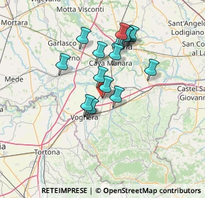 Mappa Via Primo Maggio, 27053 Lungavilla PV, Italia (11.61824)