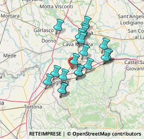 Mappa Via Primo Maggio, 27053 Lungavilla PV, Italia (10.987)