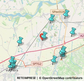 Mappa Via Primo Maggio, 27053 Lungavilla PV, Italia (5.39769)