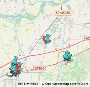 Mappa Via Primo Maggio, 27053 Lungavilla PV, Italia (6.43214)