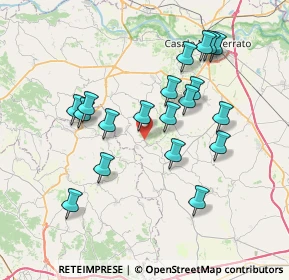 Mappa Regione Costabella, 15030 Olivola AL, Italia (7.03526)