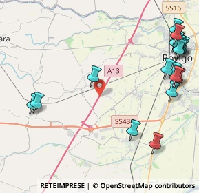 Mappa Costa Di Rovigo, 45023 Costa di Rovigo RO, Italia (5.936)