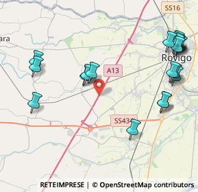 Mappa Costa Di Rovigo, 45023 Costa di Rovigo RO, Italia (5.2815)