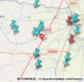 Mappa Costa Di Rovigo, 45023 Costa di Rovigo RO, Italia (4.8005)