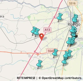 Mappa Costa Di Rovigo, 45023 Costa di Rovigo RO, Italia (5.263)