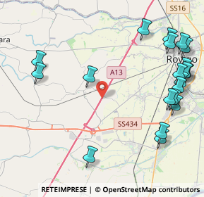 Mappa Costa Di Rovigo, 45023 Costa di Rovigo RO, Italia (5.5815)