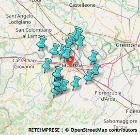 Mappa Via Carlo Maria Viganoni, 29122 Piacenza PC, Italia (10.2445)