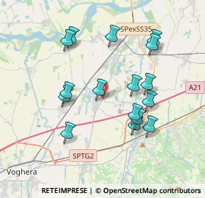 Mappa SP1, 27053 Lungavilla PV, Italia (3.605)