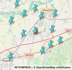 Mappa SP1, 27053 Lungavilla PV, Italia (4.65231)