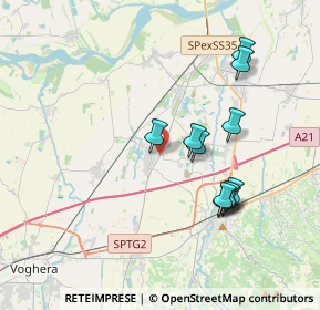 Mappa SP1, 27053 Lungavilla PV, Italia (3.53)