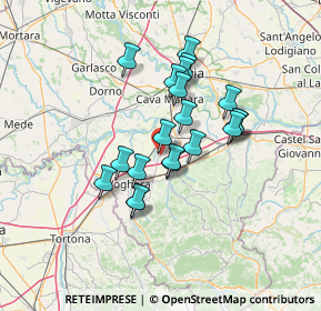 Mappa SP1, 27053 Lungavilla PV, Italia (10.897)