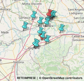 Mappa SP1, 27053 Lungavilla PV, Italia (11.64647)