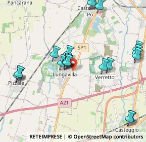 Mappa SP1, 27053 Lungavilla PV, Italia (2.266)