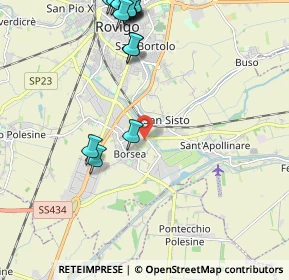 Mappa Via Giacomo Matteotti, 45100 Villamarzana RO, Italia (2.7575)