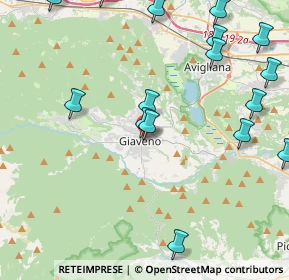 Mappa Via Rametti, 10094 Giaveno TO, Italia (6.029)