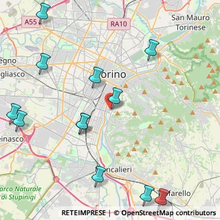 Mappa Corso Sicilia, 10133 Torino TO, Italia (5.56333)