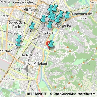 Mappa Corso Sicilia, 10133 Torino TO, Italia (2.17143)