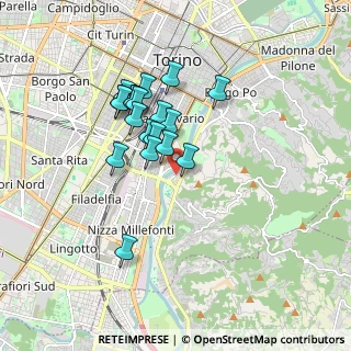 Mappa Corso Sicilia, 10133 Torino TO, Italia (1.46421)