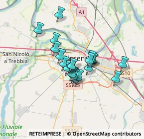 Mappa Via Francesco Durante, 29122 Piacenza PC, Italia (2.331)