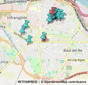 Mappa Via Francesco Durante, 29122 Piacenza PC, Italia (1.0115)