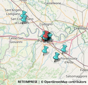 Mappa Via Francesco Durante, 29122 Piacenza PC, Italia (6.995)