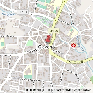 Mappa Piazza San Lorenzo, 20, 10094 Giaveno, Torino (Piemonte)