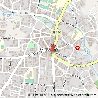 Mappa Piazza San Lorenzo, 9, 10094 Giaveno, Torino (Piemonte)