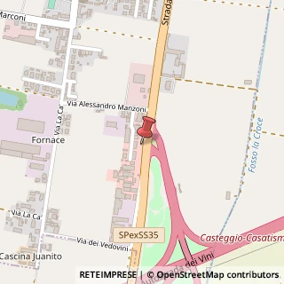 Mappa Via Milano, 10/A, di fronte uscita Autostrada A21, 27045 Casatisma PV, Italia, 27045 Casatisma, Pavia (Lombardia)