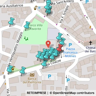 Mappa Piazza Molines, 10090 Giaveno TO, Italia (0.03793)