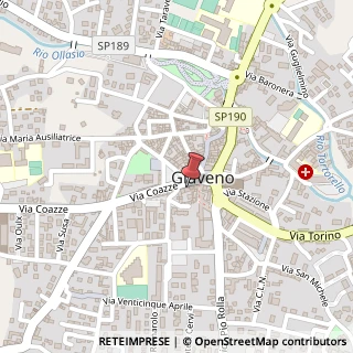Mappa Piazza Molines, 14, 10094 Giaveno, Torino (Piemonte)
