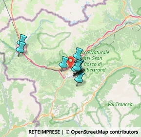 Mappa Via Riccardo Ghiotti, 10056 Oulx TO, Italia (3.88909)