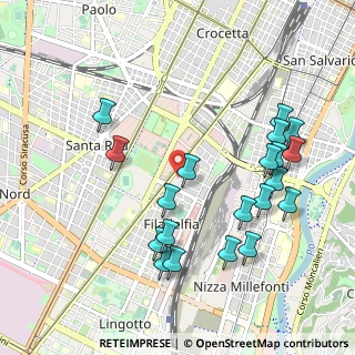 Mappa Via B. Spaventa, 10134 Torino TO, Italia (1.091)
