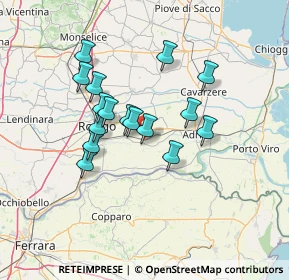 Mappa Via A. Boito, 45010 Ceregnano RO, Italia (11.435)