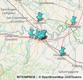 Mappa Via Giovanni Codagnello, 29122 Piacenza PC, Italia (9.91818)