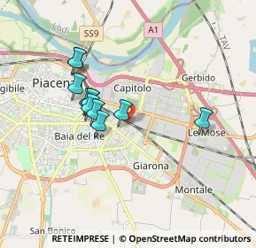 Mappa Via Giovanni Codagnello, 29122 Piacenza PC, Italia (1.49182)