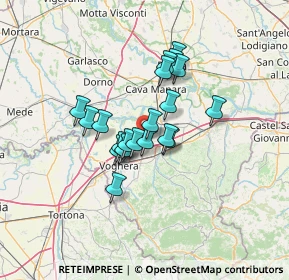 Mappa 27053 Lungavilla PV, Italia (9.6495)